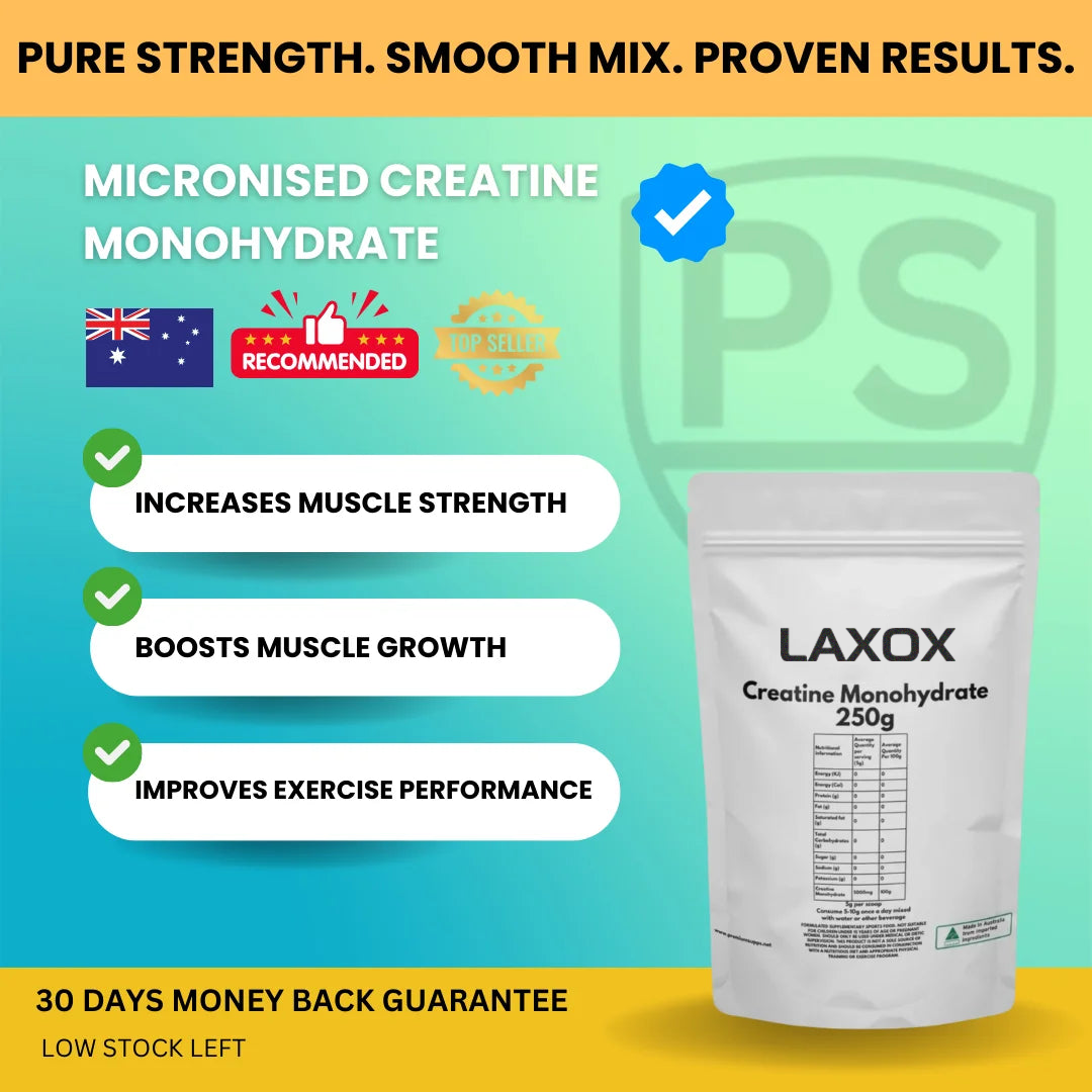 LAXOX Micronised Creatine Monohydrate